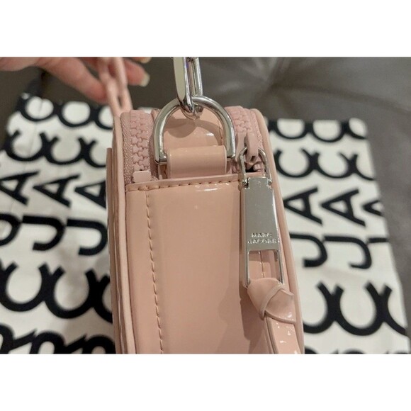 Marc Jacobs The Snapshot Patent Camera Bag In Pink - Picture 9 of 13